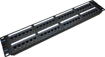 Патч-панель Lanmaster TWT-PP48UTP/6 19" 2U 48xRJ45 кат.6 UTP - купить недорого с доставкой в интернет-магазине