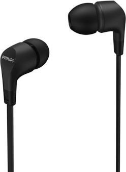 Гарнитура внутриканальные Philips TAE1105BK/00 1.2м черный проводные в ушной раковине - купить недорого с доставкой в интернет-магазине