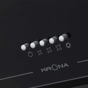 Вытяжка каминная Krona Jina 500 PB черный управление: кнопочное (1 мотор) - купить недорого с доставкой в интернет-магазине