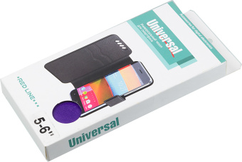 Чехол (флип-кейс) Redline для универсальный 5-6" iBox Universal фиолетовый (УТ000010107) - купить недорого с доставкой в интернет-магазине