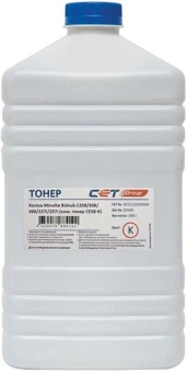 Тонер Cet CE28-K CET111072K500 черный бутылка 500гр. для принтера KONICA MINOLTA Bizhub C258/308/368/227i/257i - купить недорого с доставкой в интернет-магазине