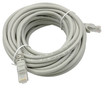 Патч-корд Buro UTP-6-10M-G UTP 4 пары cat.6 CCA molded 10м серый RJ-45 (m)-RJ-45 (m) - купить недорого с доставкой в интернет-магазине