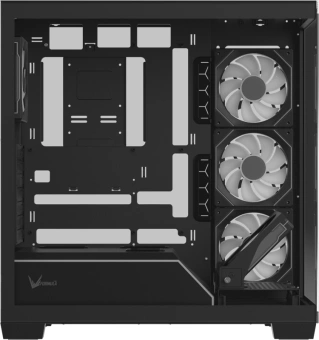Корпус Formula Crystal Z8G Floe черный без БП ATX 8x120mm 6x140mm 2xUSB3.0 audio bott PSU - купить недорого с доставкой в интернет-магазине