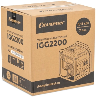 Генератор Champion IGG2200 2.1кВт - купить недорого с доставкой в интернет-магазине