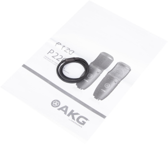 Микрофон проводной AKG P220 черный - купить недорого с доставкой в интернет-магазине