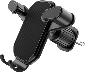 Держатель Wiiix HT-411V17-GRAV-B черный для смартфонов - купить недорого с доставкой в интернет-магазине