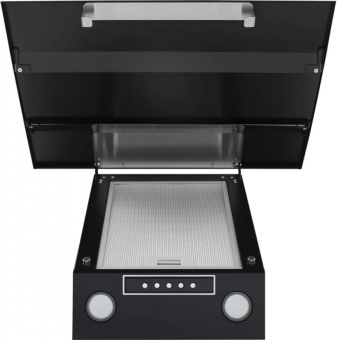 Вытяжка каминная Maunfeld Bridge 60 черный/черное стекло управление: кнопочное (1 мотор) - купить недорого с доставкой в интернет-магазине