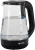 Чайник электрический Vitek VT-8803 1.7л. 2200Вт черный корпус: стекло - купить недорого с доставкой в интернет-магазине