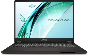 Ноутбук MSI Commercial 14 H A13MG-002US Core i5 13420H 16Gb SSD512Gb Intel Iris Xe graphics 14" IPS FHD+ (1920x1200) Windows 11 Professional Multi Language grey WiFi BT Cam (9S7-14L111-002) - купить недорого с доставкой в интернет-магазине