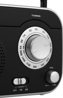 Радиоприемник настольный Vitek VT-3593 черный - купить недорого с доставкой в интернет-магазине