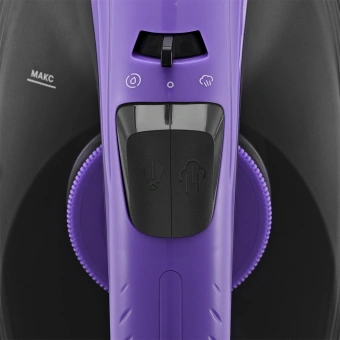 Утюг Kitfort КТ-2627 2200Вт фиолетовый/черный - купить недорого с доставкой в интернет-магазине