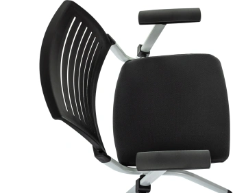 Стул Бюрократ X-Click черный на ножках металл серый - купить недорого с доставкой в интернет-магазине