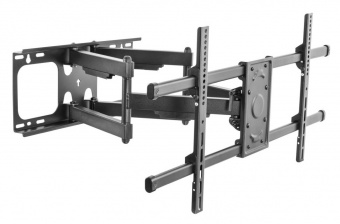 Кронштейн для телевизора Ultramounts UM 913 черный 37"-90" макс.75кг настенный поворотно-выдвижной и наклонный - купить недорого с доставкой в интернет-магазине