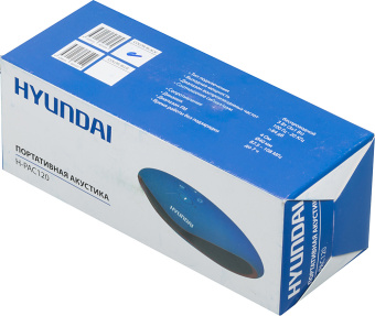 Колонка порт. Hyundai H-PAC100 черный 3W 1.0 BT/3.5Jack/USB - купить недорого с доставкой в интернет-магазине