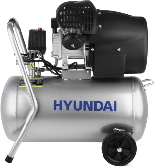 Компрессор поршневой Hyundai HYC 40250LMS масляный 400л/мин 50л 2200Вт серебристый/черный - купить недорого с доставкой в интернет-магазине
