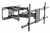 Кронштейн для телевизора Ultramounts UM 913 черный 37"-90" макс.75кг настенный поворотно-выдвижной и наклонный - купить недорого с доставкой в интернет-магазине