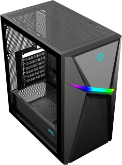 Корпус GMNG GG-CC103 черный без БП ATX 8x120mm 2x140mm 1xUSB2.0 1xUSB3.0 audio bott PSU - купить недорого с доставкой в интернет-магазине