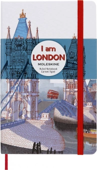 Блокнот Moleskine LIMITED EDITION I AM LONDON LEQP060IAMLO Large 130х210мм 240стр. слоновая кость страницы линейка твердая обложка белый - купить недорого с доставкой в интернет-магазине