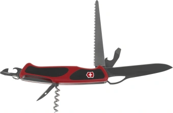Нож перочинный Victorinox RangerGrip 79 (0.9563.MC) 130мм 12функц. красный/черный карт.коробка - купить недорого с доставкой в интернет-магазине