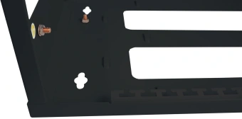 Кронштейн телекоммуникационный Cabeus NC-6U-BK настен. регул.глуб. 6U 19" 450мм нагр.:15кг черный - купить недорого с доставкой в интернет-магазине