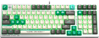 Клавиатура A4Tech Bloody S98 Pixels Green механическая белый/бежевый USB for gamer LED (S98) - купить недорого с доставкой в интернет-магазине