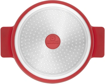 Кастрюля Rondell Red Edition RDA-1118 4.6л. d=24см (с крышкой) красный - купить недорого с доставкой в интернет-магазине