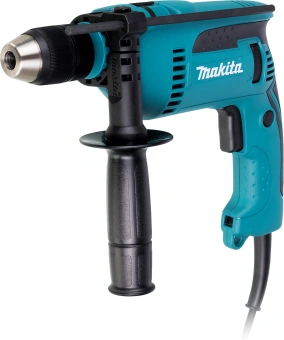 Дрель ударная Makita HP1641K 680Вт патрон:быстрозажимной реверс (кейс в комплекте) - купить недорого с доставкой в интернет-магазине