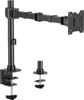 Кронштейн для мониторов Cactus CS-VM-D49-BK черный 17"-49" макс.20кг настольный поворот и наклон - купить недорого с доставкой в интернет-магазине
