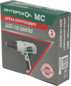 Дрель-шуруповерт Интерскол ДШ-10/260Э2 260Вт патрон:быстрозажимной (211.3.0.30) - купить недорого с доставкой в интернет-магазине