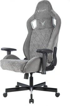 Кресло игровое Knight Outrider LTD серый Light-19 с подголов. крестов. металл - купить недорого с доставкой в интернет-магазине