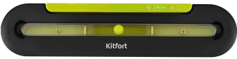 Вакуумный упаковщик Kitfort КТ-1522-2 100Вт черный/салатовый - купить недорого с доставкой в интернет-магазине