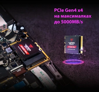 Накопитель SSD Patriot PCIe 4.0 x4 500GB VP4000M500GM23 VP4000 Mini M.2 2230 - купить недорого с доставкой в интернет-магазине