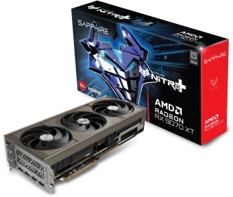 Видеокарта Sapphire PCI-E 5.0 11348-01-20G NITRO+AMD RADEON RX 9070 XT GAMING OC 16GB DUAL AMD Radeon RX 9070XT 16Gb 256bit GDDR6 2520/20000 HDMIx2 DPx2 HDCP Ret - купить недорого с доставкой в интернет-магазине