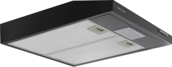 Вытяжка козырьковая Krona Jessica PB 500 slim черный управление: кнопочное (1 мотор) - купить недорого с доставкой в интернет-магазине