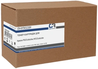 Картридж лазерный CopyRite CR-KYTK5220Y TK-5220Y желтый (1200стр.) для Kyocera P5021cdn/cdw/M5521cdn/cdw - купить недорого с доставкой в интернет-магазине