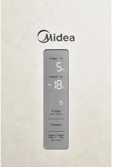 Холодильник Midea MDRB471MGF33O 2-хкамерн. бежевый - купить недорого с доставкой в интернет-магазине