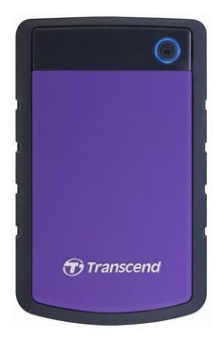 Жесткий диск Transcend USB3.0 1TB TS1TSJ25H3P StoreJet 25H3P (5400rpm) 2.5" фиолетовый - купить недорого с доставкой в интернет-магазине