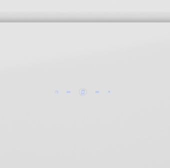 Вытяжка каминная Lex Furia 900 белый управление: сенсорное (1 мотор) - купить недорого с доставкой в интернет-магазине
