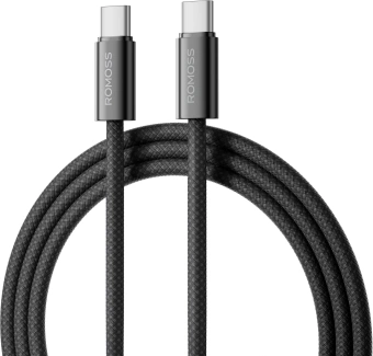 Кабель Romoss CB3235 1746963 USB Type-C (m)-USB Type-C (m) 1.2м черный - купить недорого с доставкой в интернет-магазине
