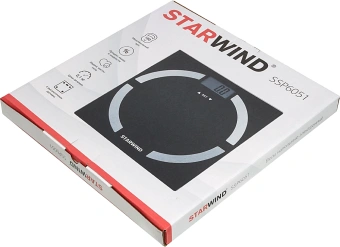 Весы напольные электронные Starwind SSP6051 макс.180кг черный - купить недорого с доставкой в интернет-магазине