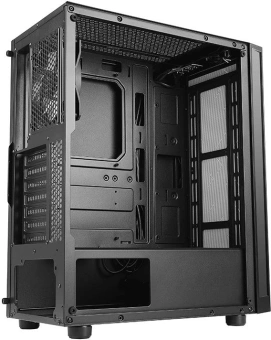 Корпус Azza Spectra черный без БП ATX 7x120mm 2x140mm 2xUSB2.0 1xUSB3.0 audio bott PSU - купить недорого с доставкой в интернет-магазине