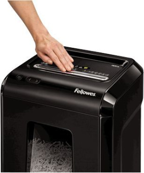 Шредер Fellowes PowerShred 92Cs (секр.P-4) фрагменты 18лист. 25лтр. скрепки скобы пл.карты CD - купить недорого с доставкой в интернет-магазине