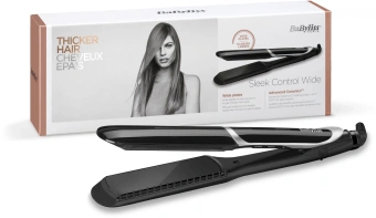 Выпрямитель Babyliss ST397E 52Вт черный макс.темп.:235С покрытие:керамико-турмалиновое - купить недорого с доставкой в интернет-магазине