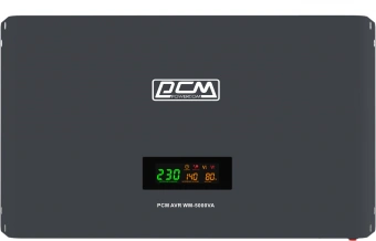 Стабилизатор напряжения Powercom WM-5000VA 4000Вт 5000ВА графитовый - купить недорого с доставкой в интернет-магазине