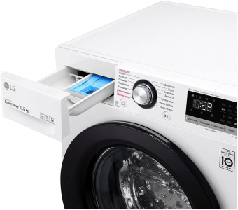 Стиральная машина LG TW4V3RS6W класс: A загр.фронтальная макс.:10.5кг белый инвертор - купить недорого с доставкой в интернет-магазине