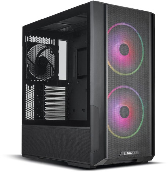 Корпус Lian-Li Lancool 216 черный без БП ATX 2x120mm 2x140mm 2xUSB3.0 audio bott PSU - купить недорого с доставкой в интернет-магазине