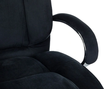 Кресло руководителя Бюрократ T-9925SL Fabric черный Holland 75 крестов. металл хром - купить недорого с доставкой в интернет-магазине