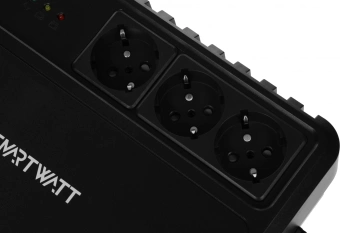 Источник бесперебойного питания Smartwatt Safe 360Вт 600ВА черный - купить недорого с доставкой в интернет-магазине