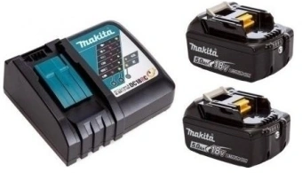 Батарея аккумуляторная Makita BL1850Bx2 LXT 18В 5Ач Li-Ion (З/У в компл.) (191L74-5) - купить недорого с доставкой в интернет-магазине