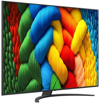 Телевизор LED LG 86" 86NANO81A6A.ARUG черный 4K Ultra HD 60Hz DVB-T DVB-T2 DVB-C DVB-S DVB-S2 USB WiFi Smart TV - купить недорого с доставкой в интернет-магазине